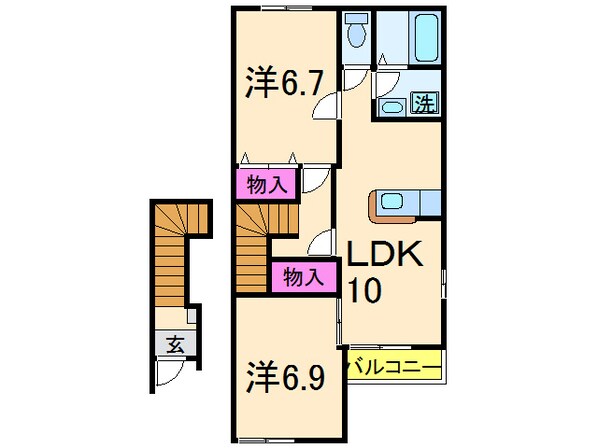 エスペランサの物件間取画像